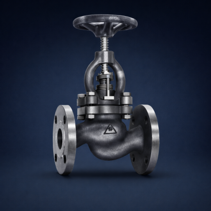GLOBE STOP AND CHECK VALVE